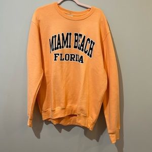 Orange crewneck